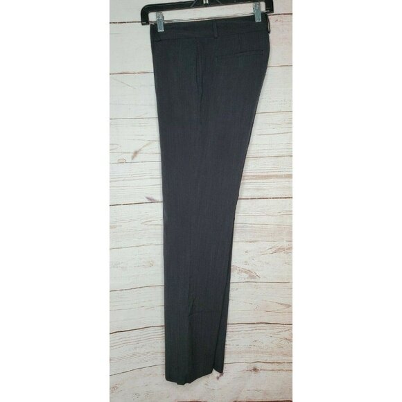 Doc & Amelia by Cintas Wool Blend Gray Women’s 2 Regular Dress Pants with Button - Picture 4 of 12